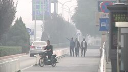 Residents react as smog shrouds capital, raising pollution levels News Clip