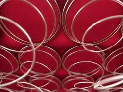 Having sex on the red bed - HD, loop Stock Footage