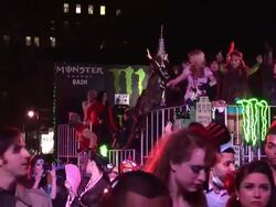 NYC Village Halloween Parade Stock Footage