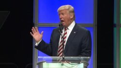 Trump: No Right to Engage in Violent Disruption News Clip