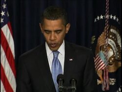 On his first day in office, President Barack Obama tackled the economy, wars in the Mideast and ethics rules News Clip