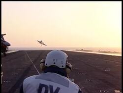 Amid increasing tension between the U.S and Iran, the U.S. Navy carrier John C. Stennis is patrolling the Arabian Sea News Clip