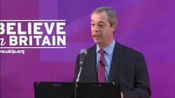 Nigel Farage Unveils UKIP Economic Policy News Clip