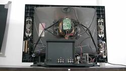 Television circuit Stock Footage