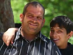 Busy streets of Baalbek Lebanon Stock Footage