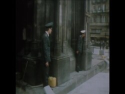 SYND 27-12-71 COLOGNE ROBBERY HOSTAGES News Clip