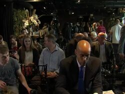 ATMOSPHERE: David Haye vs Dereck Chisora: Press Conference on July 11, 2012 in London, England (Footage by WireImage Video/Getty Images) Stock Footage
