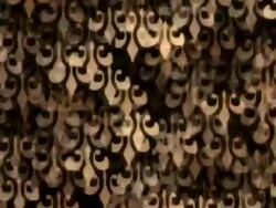 Defocused ornament shaped candle lights. Stock Footage