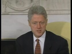 USA: BILL CLINTON MEETS MEXICAN PRESIDENT ERNESTO ZEDILLO News Clip