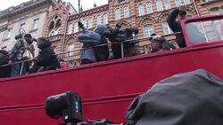 CLEAN : Thousands of protestors flood Polish opposition demo News Clip