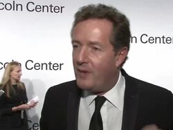 INTERVIEW: Piers Morgan on Ralph Lauren being the 'Oprah' of fashion Stock Footage