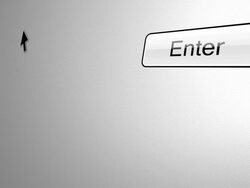 Enter Button Click Stock Footage