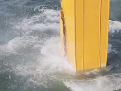 Excavating the seabed Stock Footage