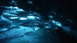 HD Time Lapse : ice caves in Iceland Stock Footage