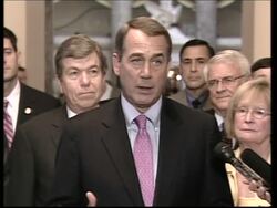 Pelosi, Republicans on bailout talks, McCain News Clip