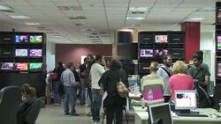 CLEAN : Greece ERT employees inside the newsroom News Clip
