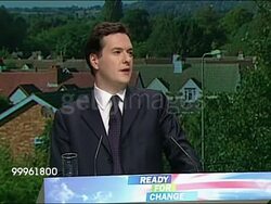 George Osborne, Shadow Chancellor, speech to The Conservative Party Conference 2009 News Clip