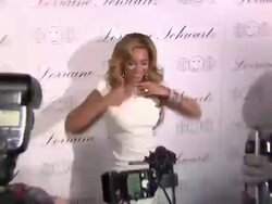 EVENT CAPSULE CLEAN: WIRED Beyonce Knowles Hosts The Launch Event For The Lorraine Schwartz '2BHAPPY' Jewelry Collection Stock Footage