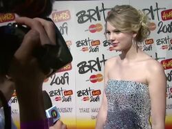 Brit Awards Arrivals Stock Footage