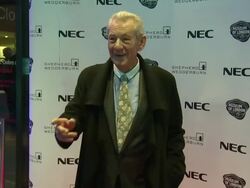 Natalie Dormer, Ian McKellen and Pam Hogg at London Celebrity Sightings on 16th October in London, England. Stock Footage
