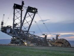 Open cast mining Stock Footage