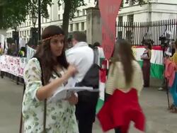Protest against anti-Yazidi violence in Iraq News Clip