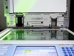 Business Copier Stock Footage