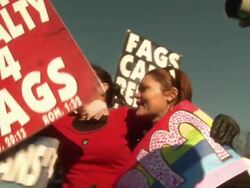 Gay Marriage Supporters Rally Against DOMA Stock Footage