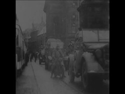 CAN125 FILE FOOTAGE SCENES IMMEDIATELY PRECEDING AND DURING GERMAN INVASION OF PRAGUE News Clip