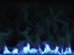 Flame With Smoke Stock Footage