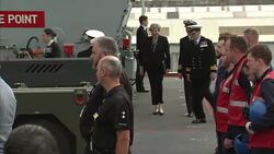 Theresa May Speech RE: HMS Queen Elizabeth Warship News Clip