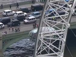 Black Cab Protest On London Bridge News Clip
