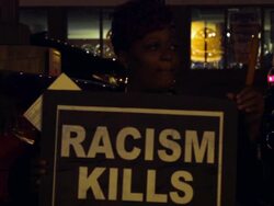 News Report Offers New Details Of Encounter Between Michael Brown And Ferguson Cop Stock Footage