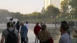 Turkish police fire tear gas at Istanbul protesters News Clip