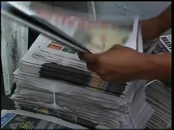 WRAP Conservative supermarket magnate elected president ADDS reax News Clip