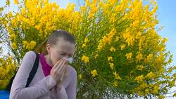 allergic to bloom Stock Footage