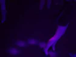 HD Disco Dancers  Medium Shot Stock Footage