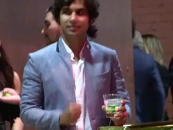 Kunal Nayyar & Neha Kapur at The Church Key in West Hollywood - Celebrity Sightings in Los Angeles Stock Footage