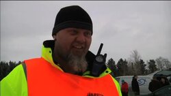 Lawnmower racers take on icy course Instructional Video