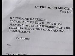 USA: FLORIDA BALLOT LEGAL MOVES News Clip