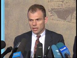 Bosnia - Press Conference FM Sacirbey News Clip