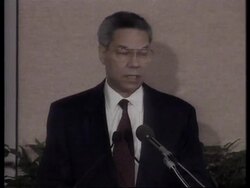 USA: GENERAL COLIN POWELL DECIDES NOT TO RUN FOR THE WHITE HOUSE News Clip