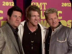 Jay DeMarcus, Joe Don Rooney, and Gary LeVox  Stock Footage