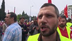 Thousands of protesters march in Athens Instructional Video