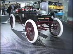 1901 Ford Sweepstakes race car Stock Footage