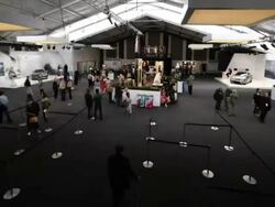 ATMOSPHERE: Lincoln Center Fashion Week Lobby  Stock Footage