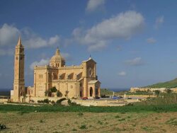 BASILICA OF THE BLESSED VIRGIN OF TA PINU Stock Footage