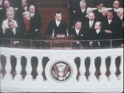 Nixon Inauguration Stock Footage