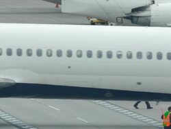 Detroit Metro Airport Ranks 12 in North America Stock Footage