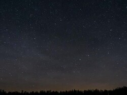 Ursa Major Constellation travel across the sky Stock Footage